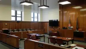 courtroom counsel tables
