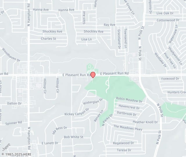 Location Map: 540 E. Pleasant Run Rd. Dallas, Texas 75115